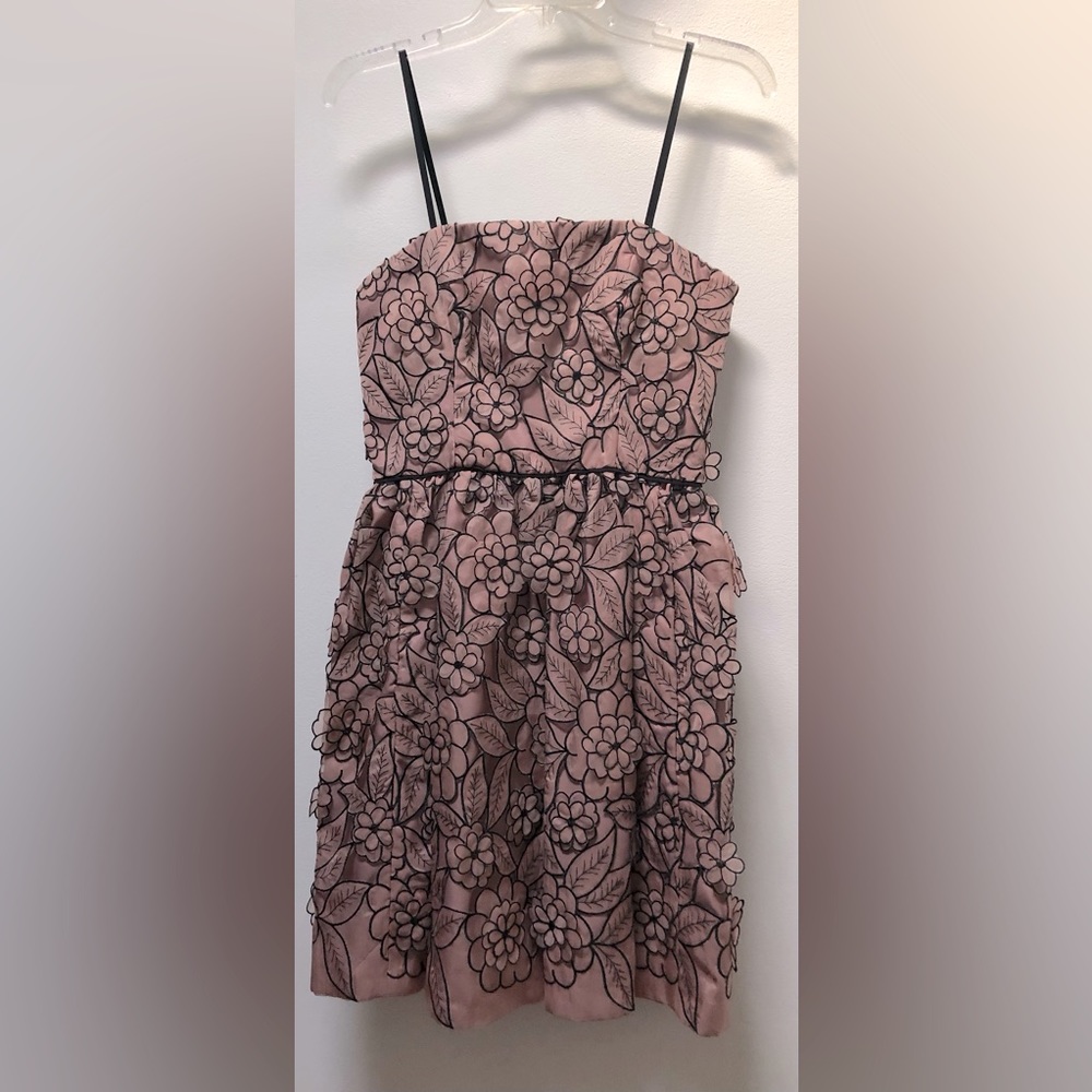 Jill by Jill Stuart flower cut out strapless dress pink size 2